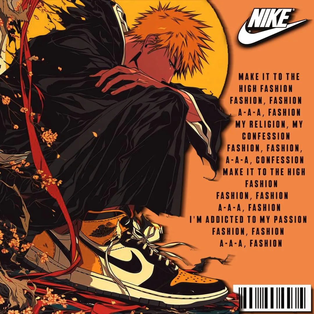 Bleach manga fashion poster