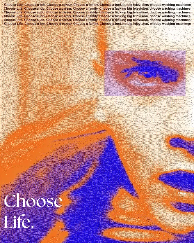 Trainspotting extended monologue poster
