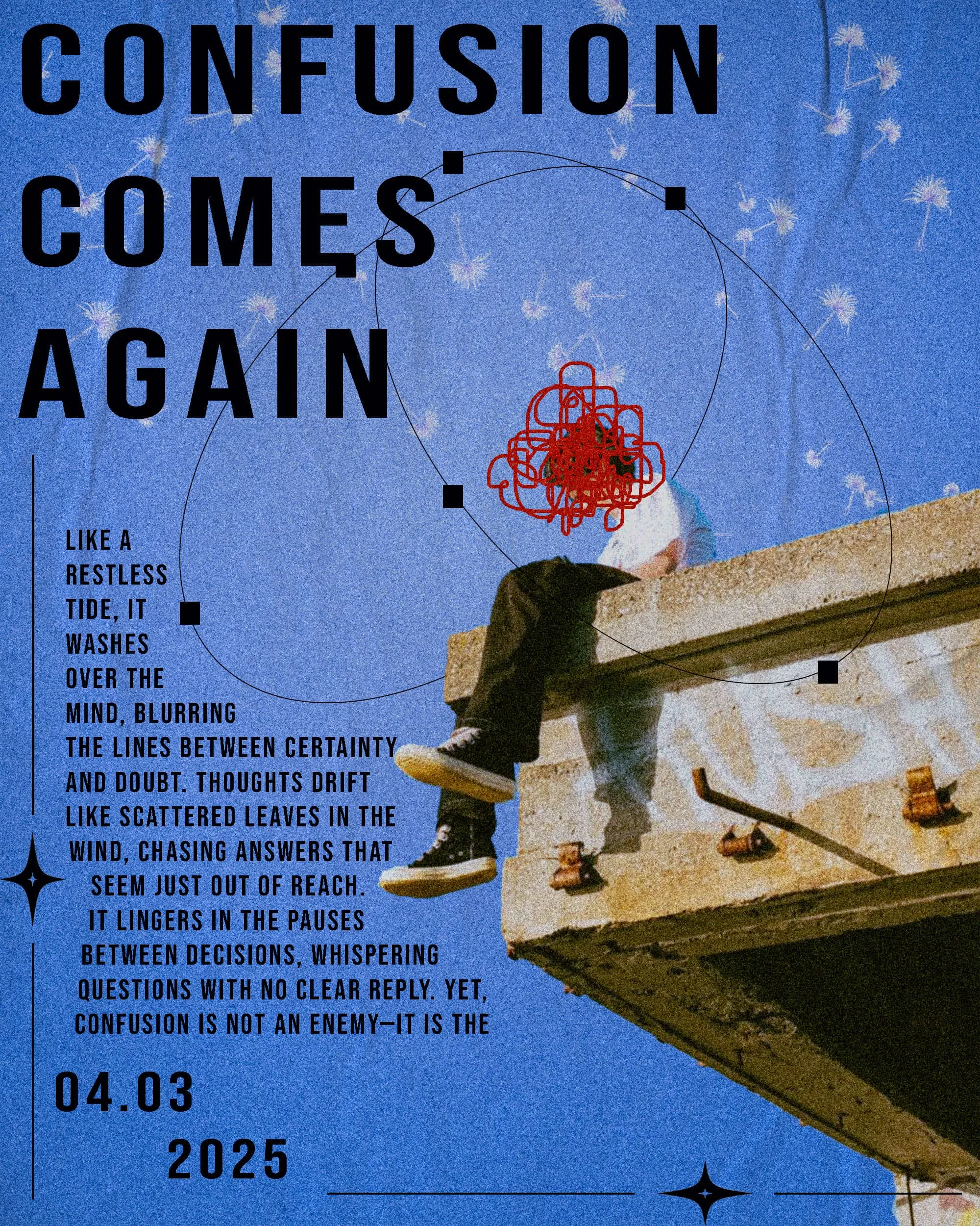 Confusion gradient poster